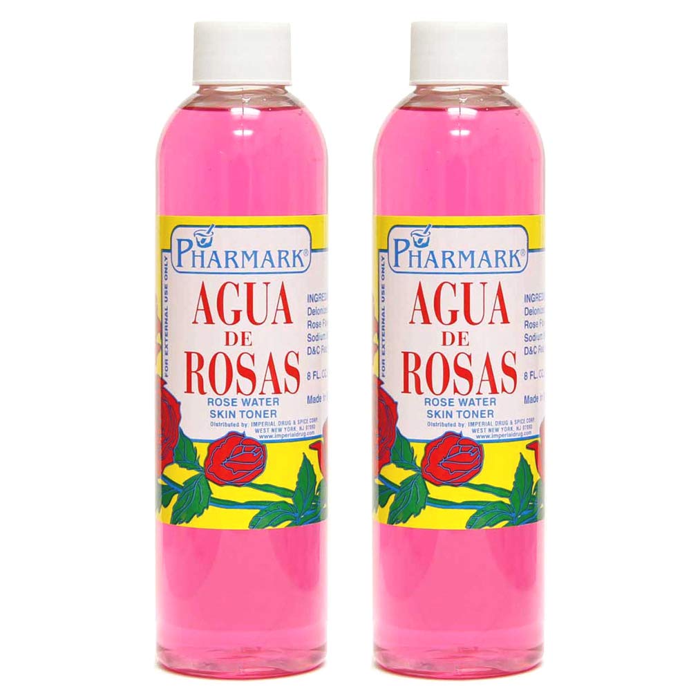 Agua De Rosas 8 Oz. Rose Water 2-PACK