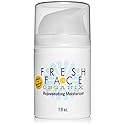 Fresh Face Organix Organic Facial Moisturizer - May Assist in Aging or Dry Skin, Smoothing Out Wrinkles - Made with Double-Helix Water