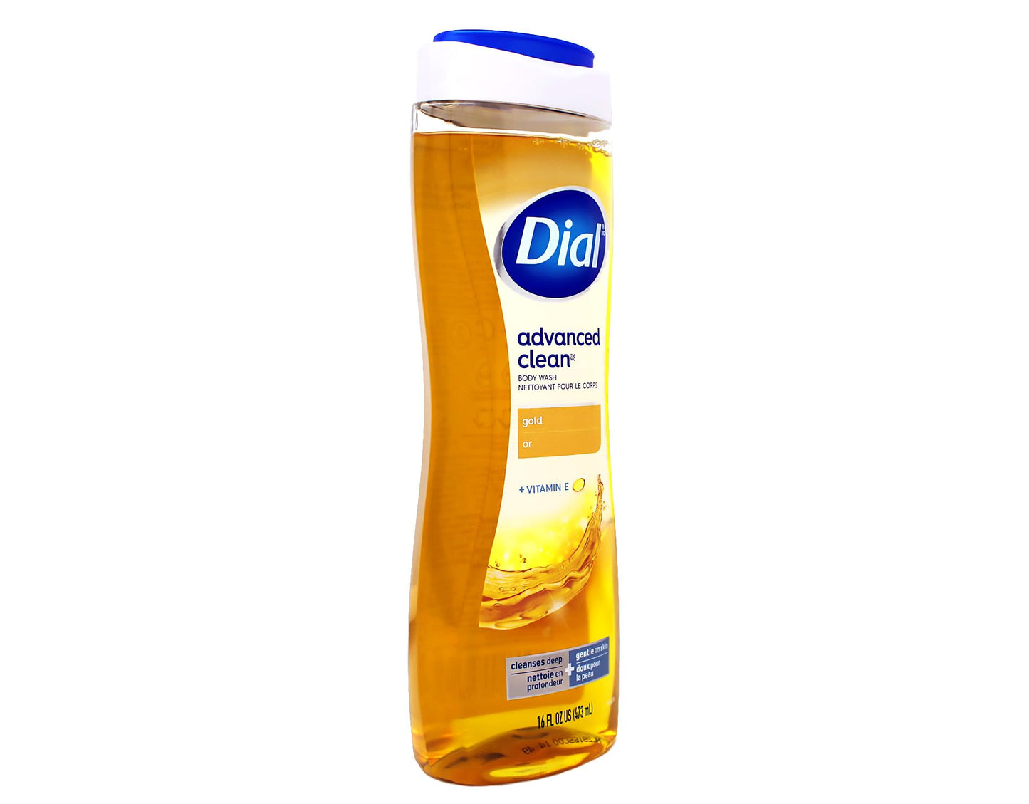 Dial Advanced Clean Body Wash Gold Deep Clean Gentle on Skin with Vitamin E 16 fl oz (Pack of 5)
