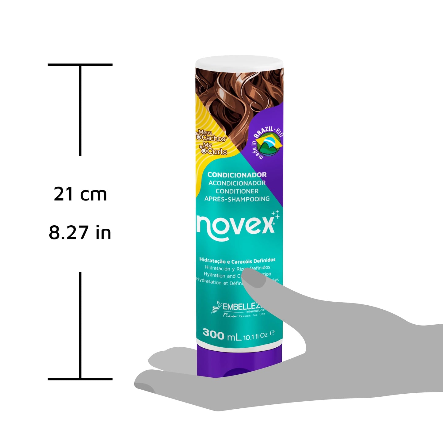 NOVEX Hair Care My Curls Daily Conditioner, 10.1 Fl Oz Bottle