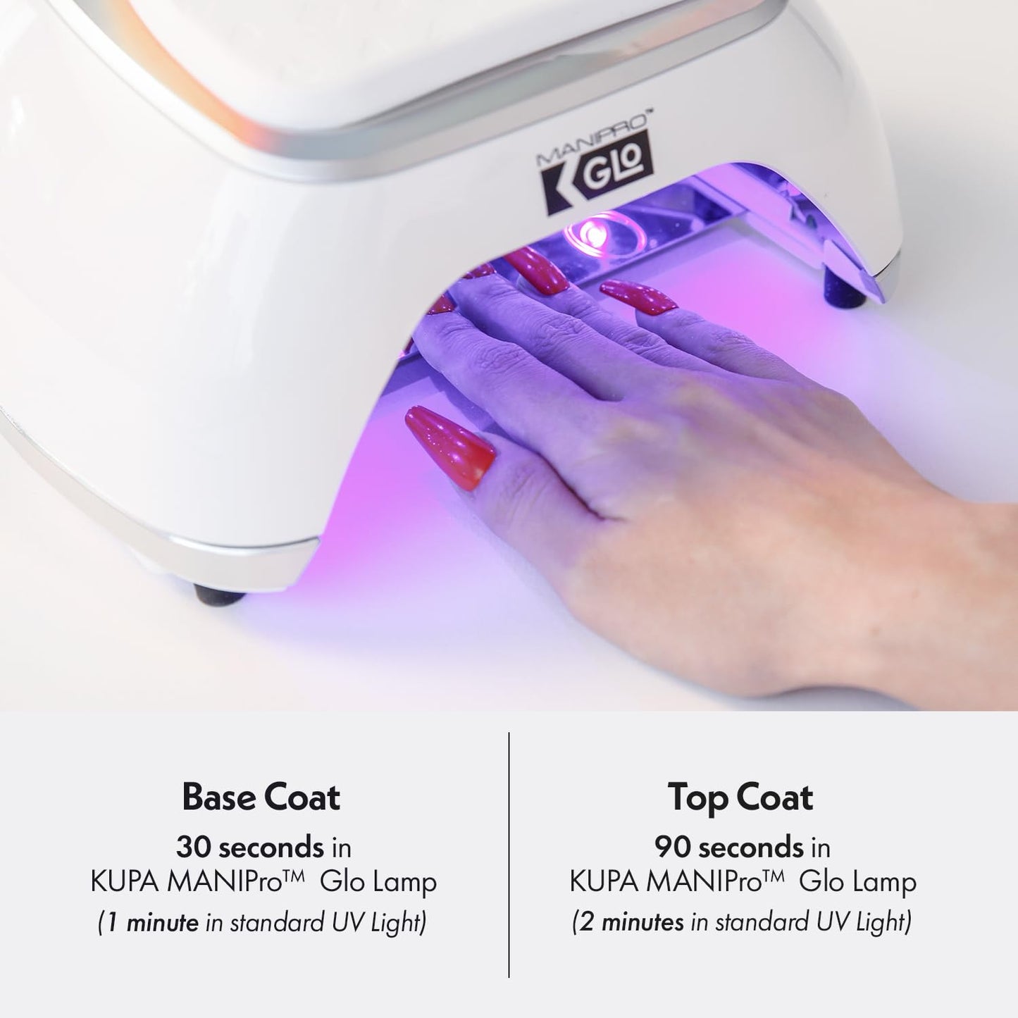 KUPA Gelfinity Gloss & Matte Top Coat, No-Wipe, Long Lasting Soak Off Gel Formula, Chip-Resistant, UV/LED Gel Polish, 0.5 Fl Oz (Pack of 2) Beauty & Personal Care KUPA