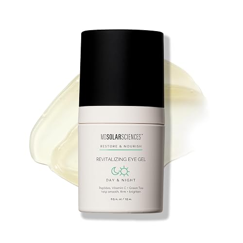 MDSolarSciences Revitalizing Eye Gel | Fine Line Treatment for Anti-Aging | Brightens & Reduces Dark Circles, Puffiness, & Wrinkles | Firming Eye Gel