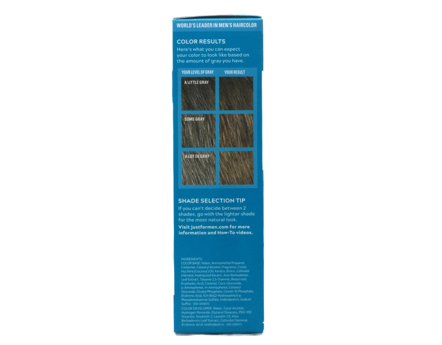 JUST FOR MEN Brush-In Color Gel, Mustache & Beard M-25 Light Brown 1 Each (Pack of 2)