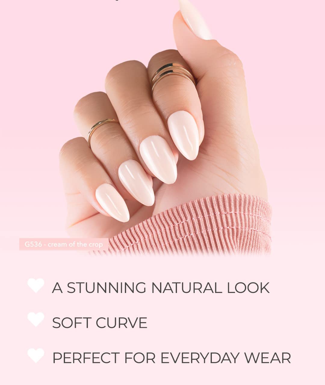 Kiara Sky Gelly Tips Soak Off Soft Gel Nail Extension (Almond Short) False Press On Nail Beauty & Personal Care KIARA SKY