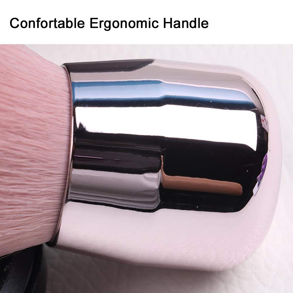 JOSALINAS Kabuki Foundation Makeup Brushes Round Top for Face Blusher Liquid Powder Blend and Contour Tool and Mineral BB Cream, Round
