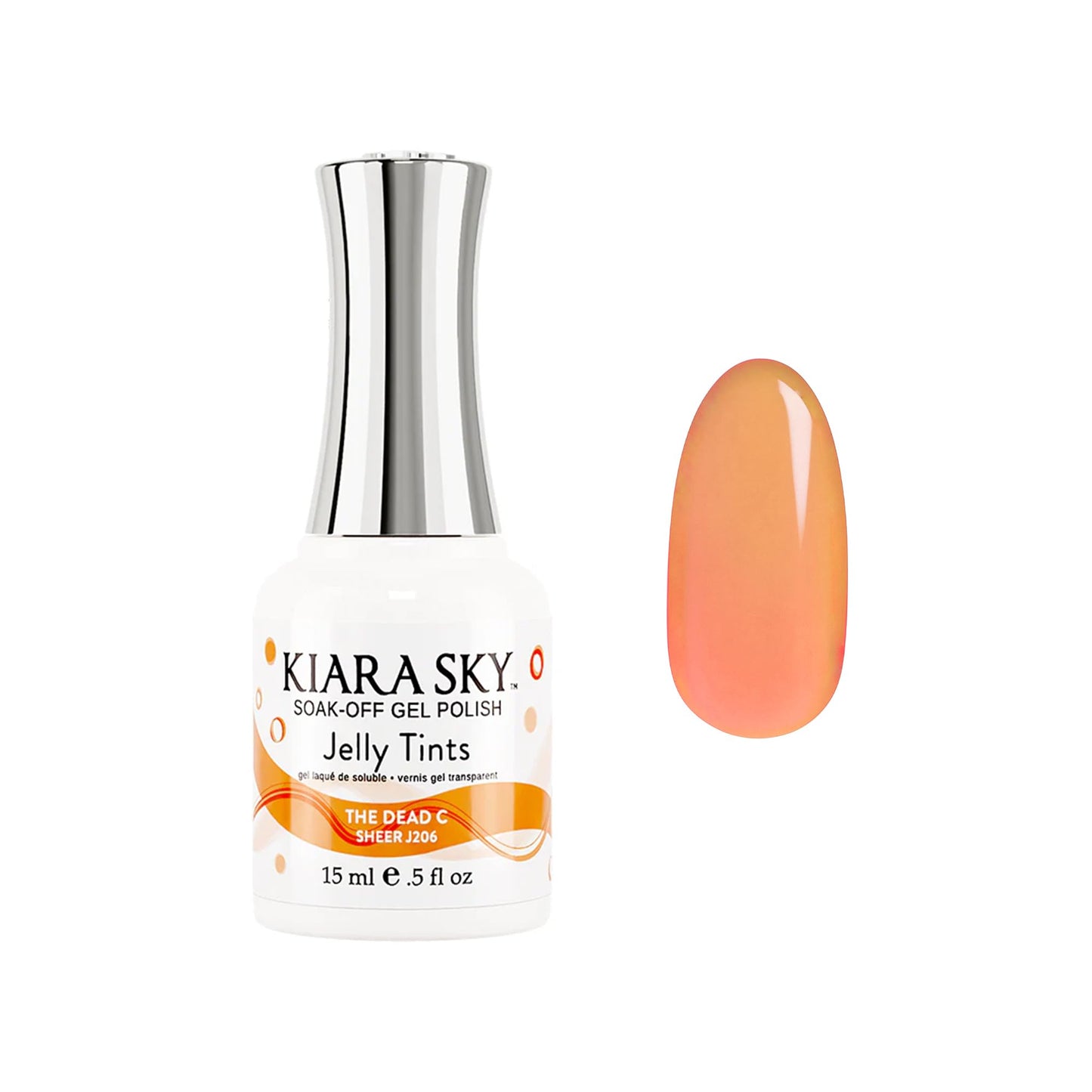 KIARA SKY Professional Nails Soak Off Jelly Tint Gel Polish (The Dead C) Beauty & Personal Care KIARA SKY