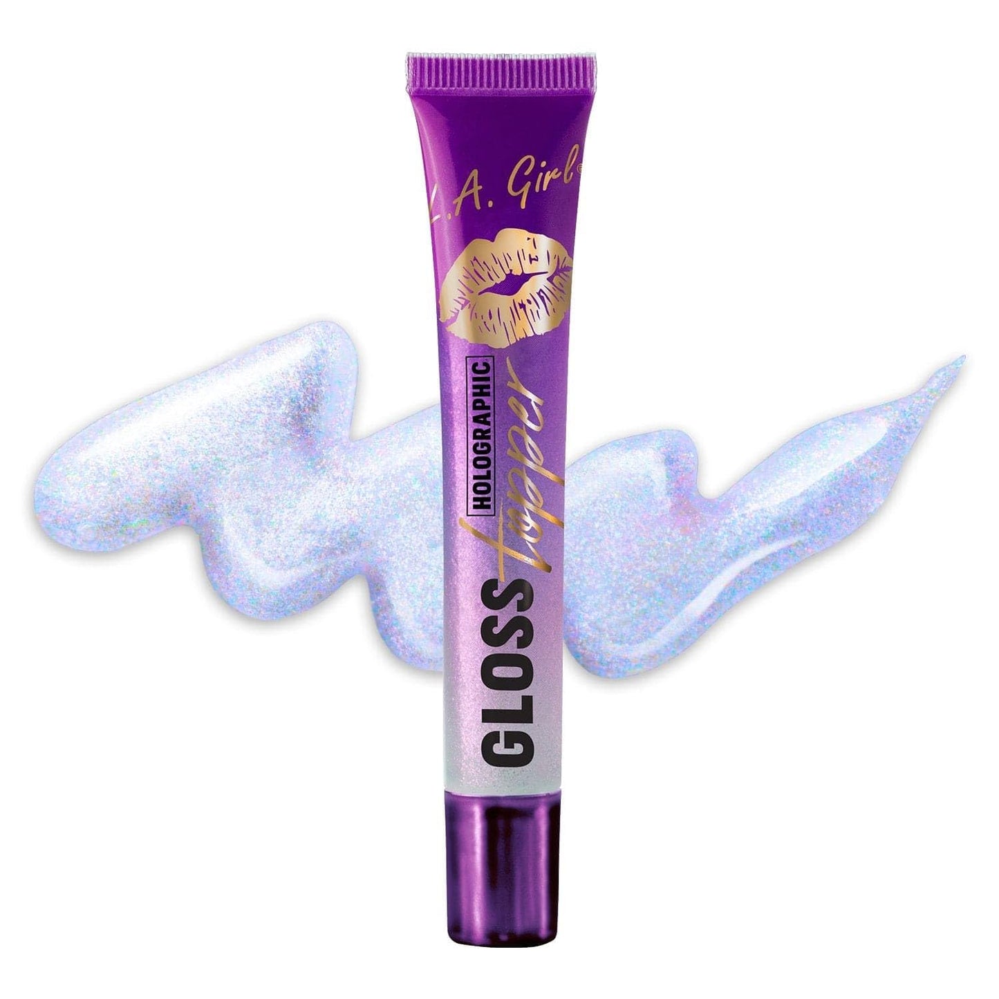 L.A. Girl Gloss Topper, Flashing Opal (Holographic Purple) GLG572