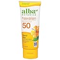 Alba Botanica Sunscreen Lotion, SPF 50, Island Vibe, 3 Oz