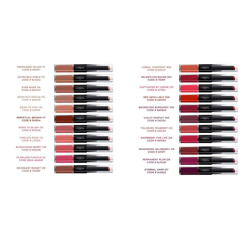 L'Oreal Paris Infallible Pro Last 2 Step Lipstick, Never Ending Nutmeg, 1 fl. oz.