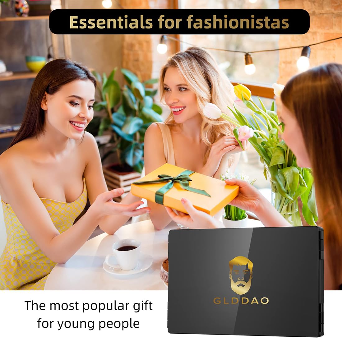 GLDDAO 360 Mirror for Haircuts for Men for Women for Braiding Hair Trifold 3 Way Mirror to See Back of Head Barber Haircut Tool Three Way for Hair