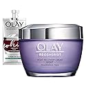 Olay Regenerist Night Recovery Cream Face Moisturizer, 1.7 Oz + Whip Face Moisturizer Travel/Trial Size Gift Set