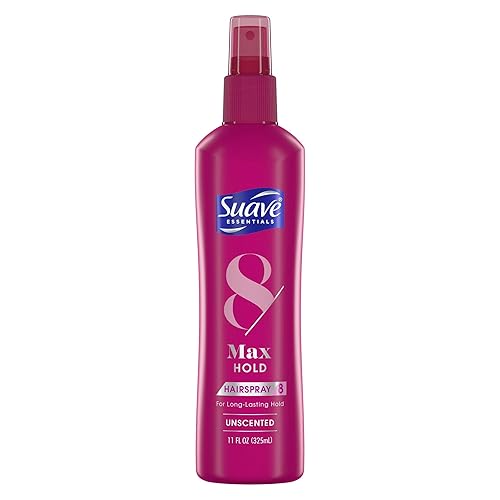 Suave Max Hold Non Aerosol Hairpsray Unscented 11 oz (Pack of 8)
