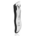 GERmanikure Economy Nail Clipper in Leather Case, Ethically Made in Solingen Germany, Angled Edge for Fingernails & Ingrown Toenails Black Large