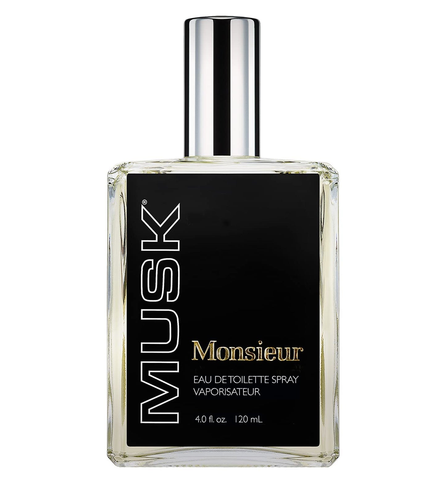 Monsieur Musk For Men Cologne Spray, 4 Ounce