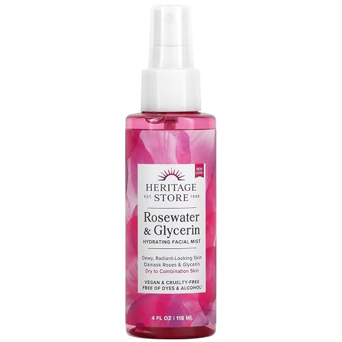 HERITAGE STORE Glyerine & Rosewater 4 oz Liquid Beauty & Personal Care HERITAGE STORE