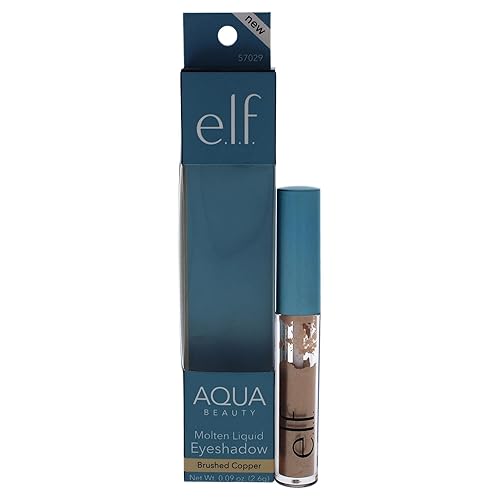 e.l.f. Aqua Beauty Molten Liquid Eyeshadow - Brushed Copper Women Eyeshadow 0.09 oz