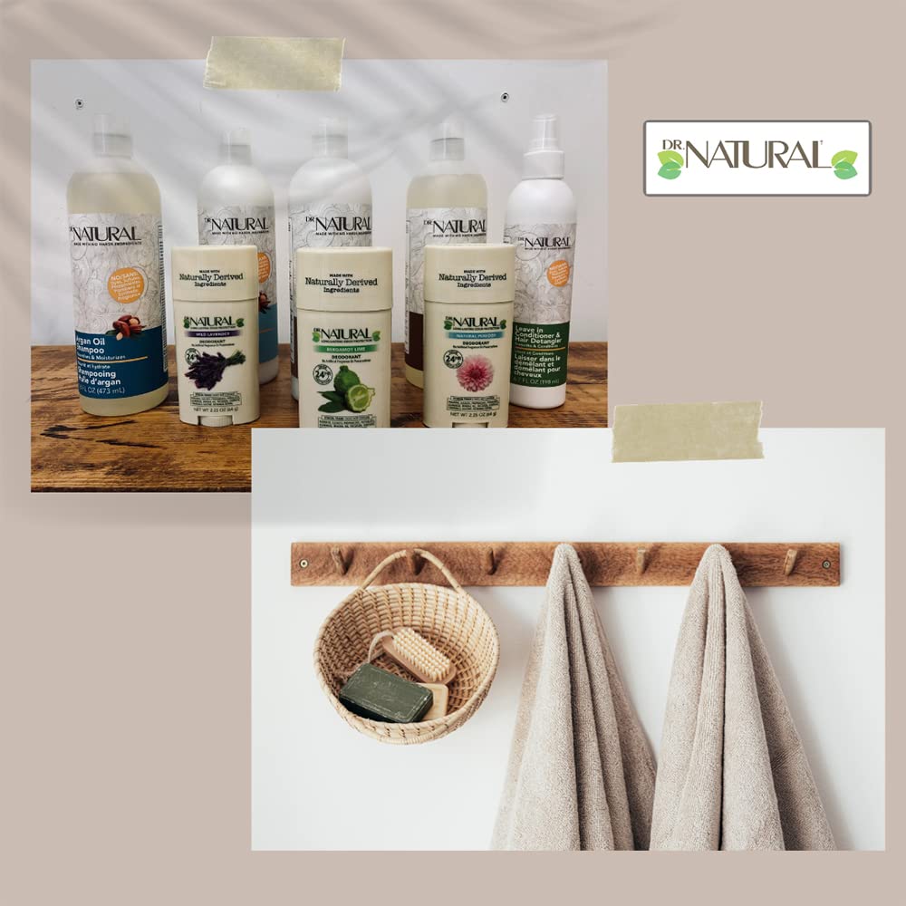 Dr. Natural Castile Body Lotion - Deeply Moisturizing Body Butter with Shea Butter - Lotion for Women and Men - Cruelty Free - Lavender - 16 oz