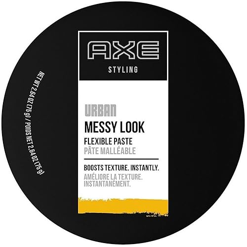 AXE Messy Look Hair Paste Flexible 2.64 oz (Pack of 6)