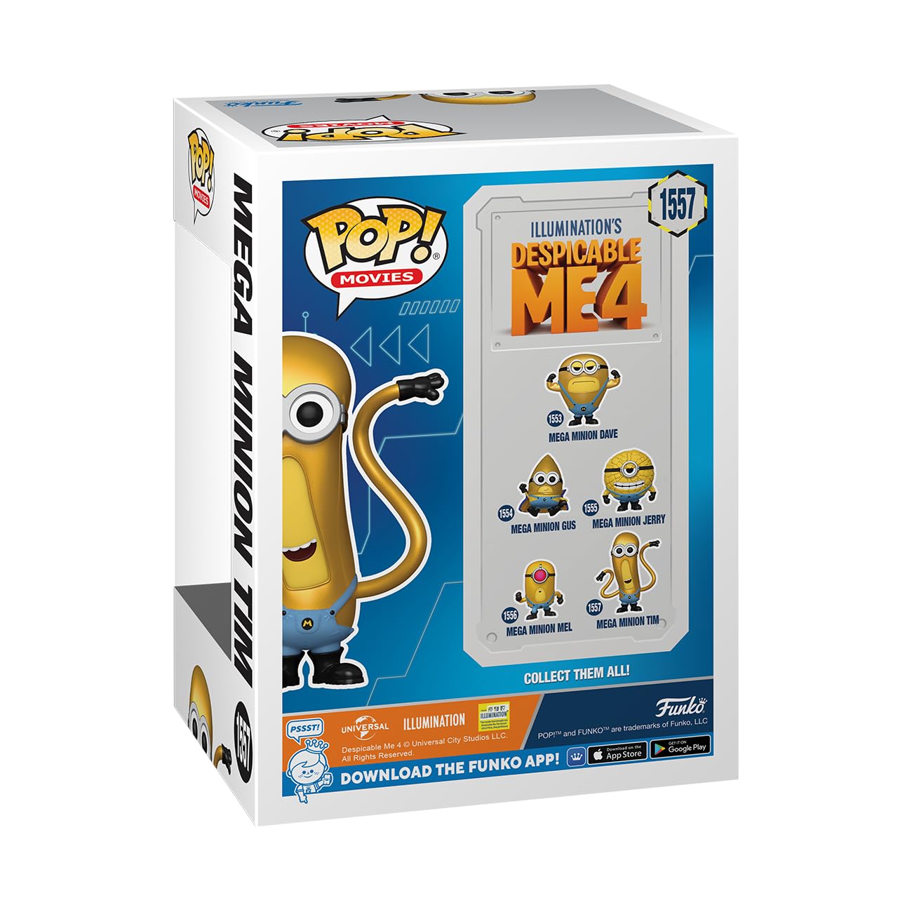 Funko POP! Movies: Despicable Me 4 - Super Tim - Despicable Me: Minions - Collectable Vinyl Figure - Gift Idea - Official Merchandise - for Kids…