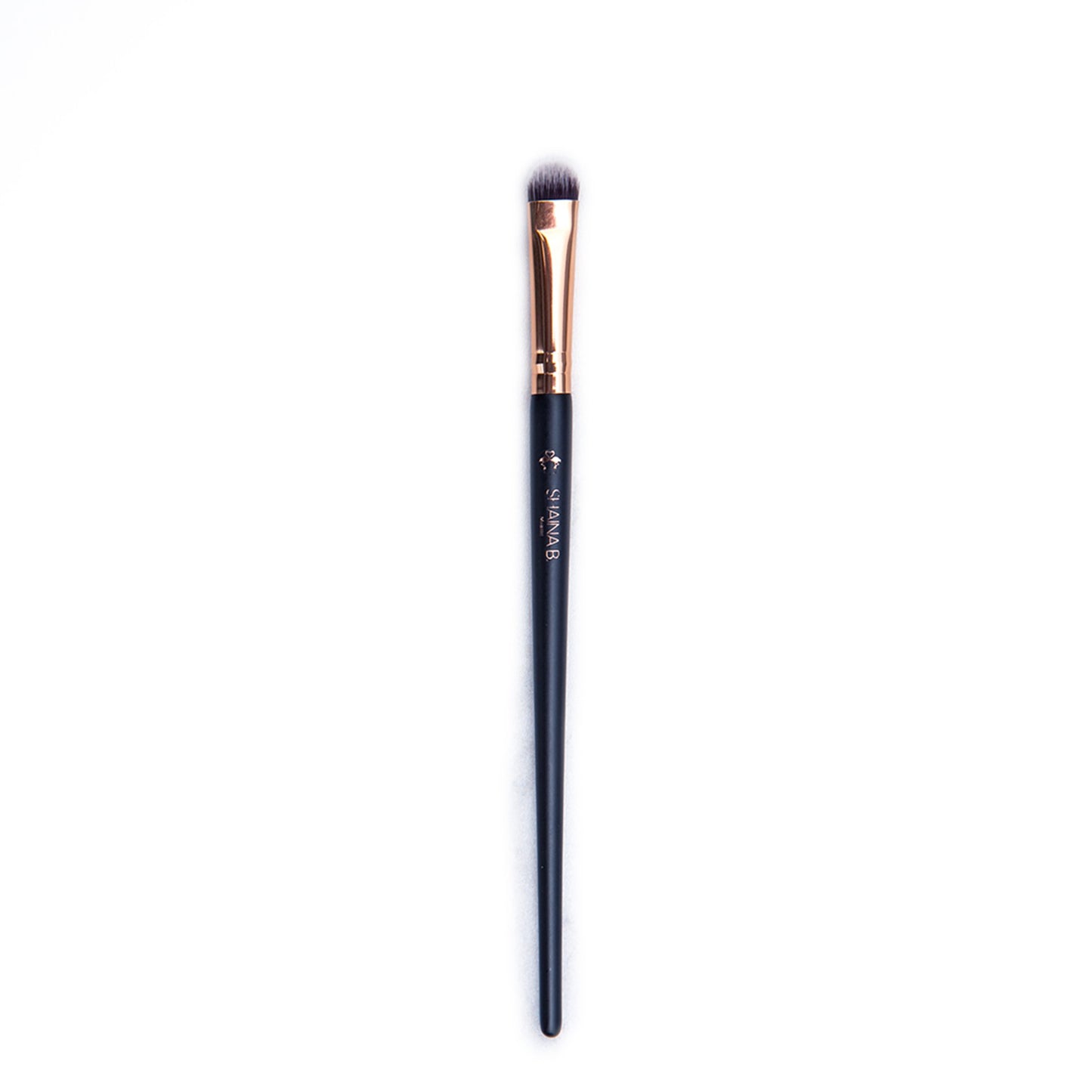Shaina B. Miami Eyeshadow Smudge Brush for Eye Makeup - Rounded Dense Eye Shadow Brush with Soft Synthetic Bristles for Blending Cream, Powder