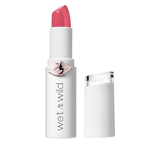 wet n wild Mega Last High-Shine Lipstick Lip Color, Infused with Seed Oils For a Nourishing High-Shine, Buildable & Blendable Creamy Color
