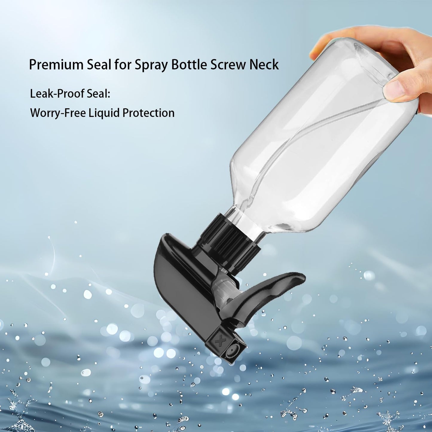 Likealot 2 Pack Leakproof Spray Bottles 300ml - Adjustable Nozzle (Mist/Jet), Refillable PET Plastic for Hair, Cleaning, Plants, Travel | BPA-Free Beauty and Personal Care Likealot