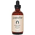 PURA D'OR 4 Oz Nail and Cuticle Oil - Nourishing Treatment with Dropper - Natural Blend Enriched with Biotin, Vitamin E, Milk for Nail Growth, Healthy