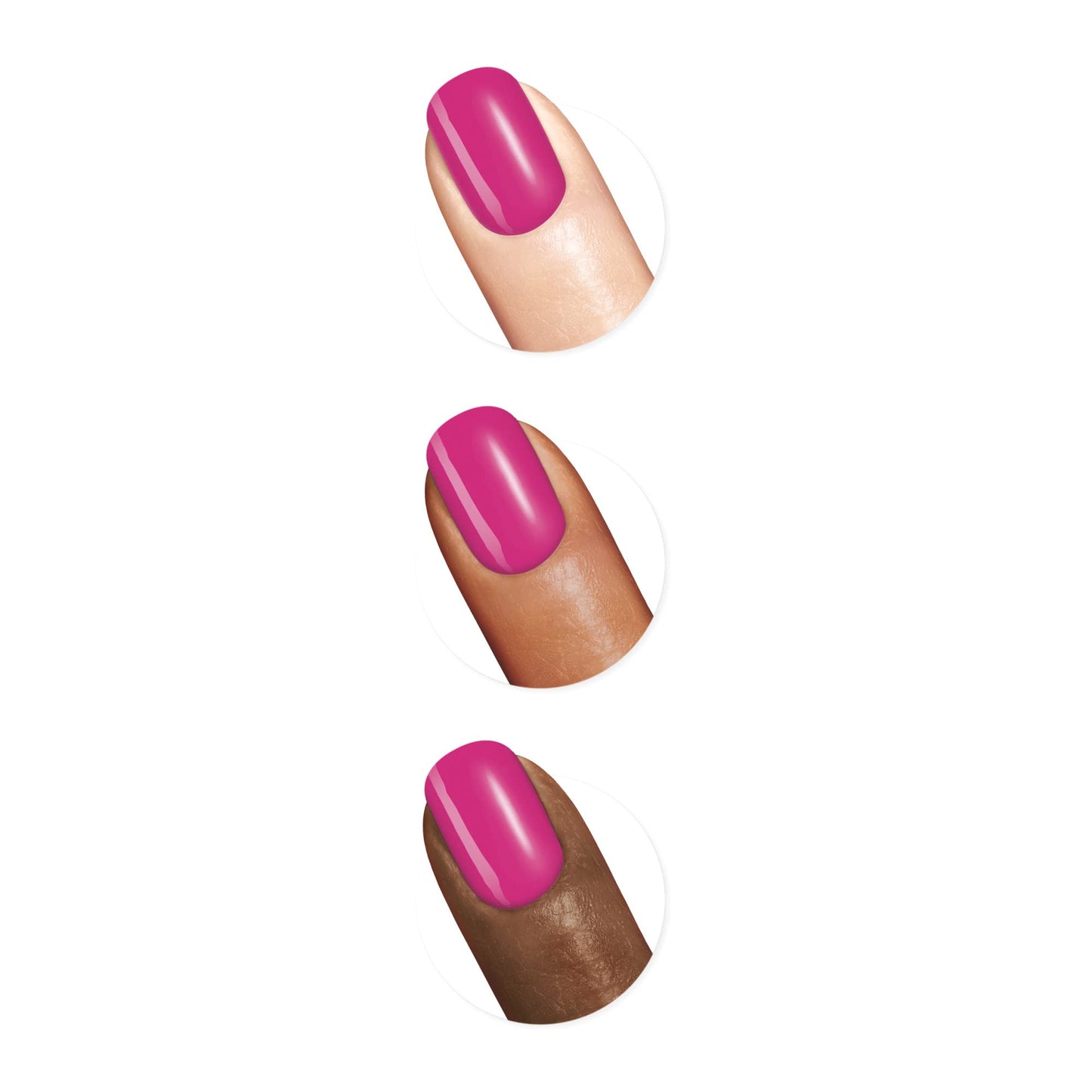 Sally Hansen Good. Kind. Pure. Nail Polish | Plant-Based, Vegan, 16-Free Formula | Opaque, Shiny | 290 Peony Origins | Deep Pink Nail Color