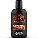 Rocky Mountain Barber Company Cedar Spice All-In-One Body Wash - Shampoo, Body Wash, Conditioner, Face Wash & Beard Wash with Essential Oils - 8 oz