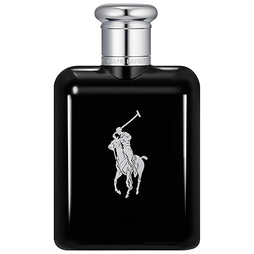 RALPH LAUREN FRAGRANCES Polo Black - Eau de Toilette - Men's Cologne - Woody & Fresh - With Patchouli, Sandalwood, and Mandarin - Medium Intensity