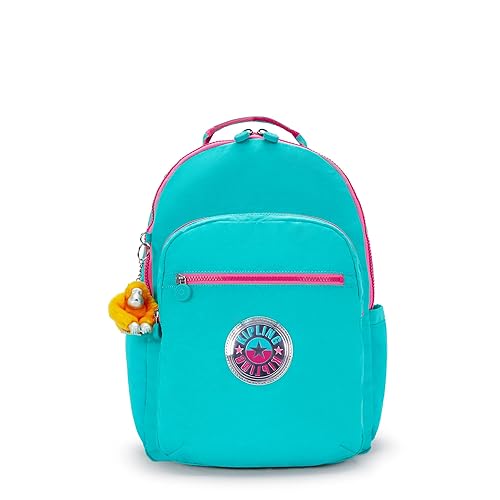 Kipling Women's Seoul 15" Laptop Backpack, Durable, Roomy with Padded Shoulder Straps, Built-In Protective Sleeve