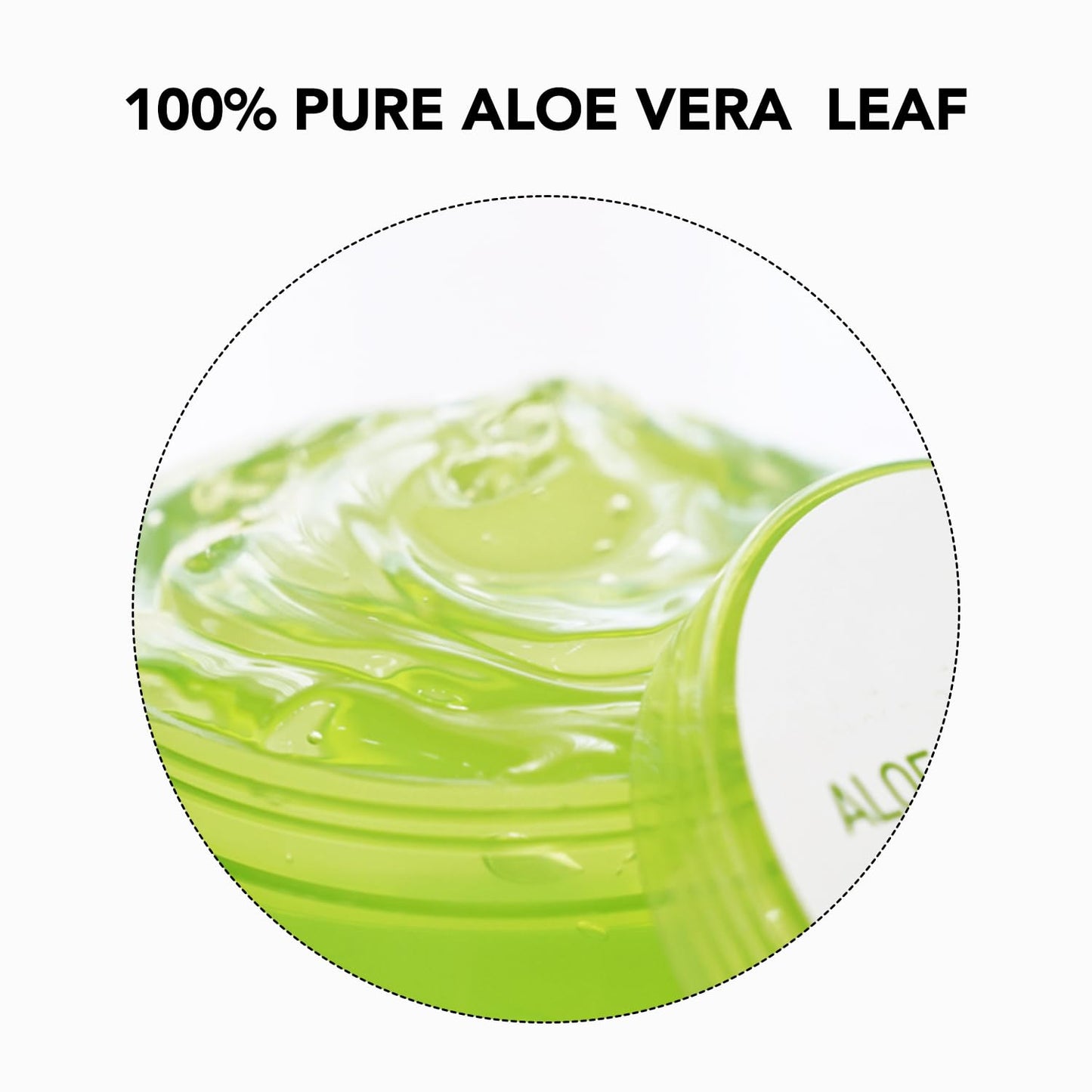 MIRACLAIR Aloe Vera Gel for Face, Skin & Hair, Lightweight Hydrating Aloe Gel, Made with 100% Pure Aloe, Fragrance-Free, For All Skin Types, Made in Beauty and Personal Care MIRACLAIR