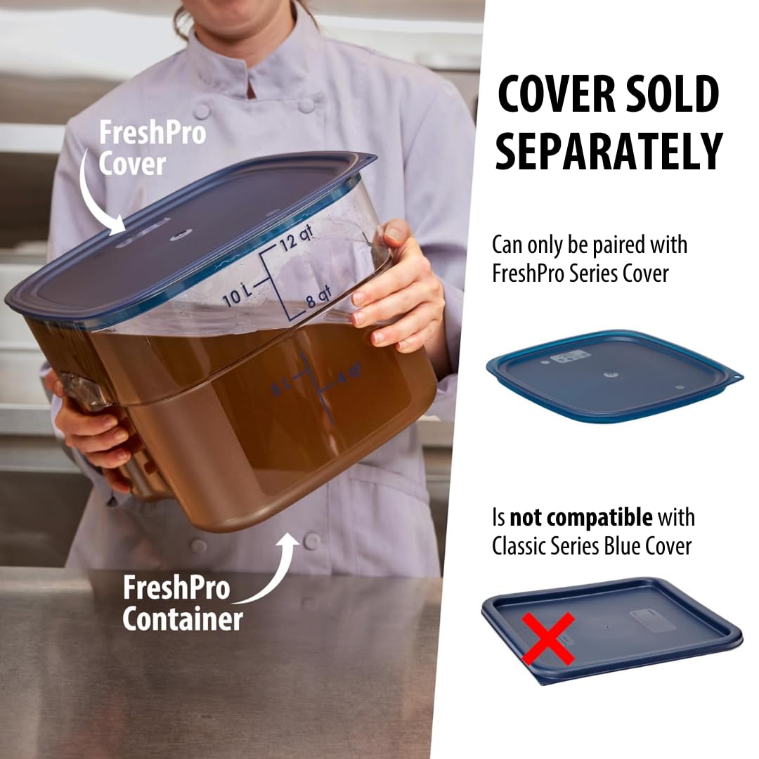 Cambro FreshPro Clear Food Container 12QT