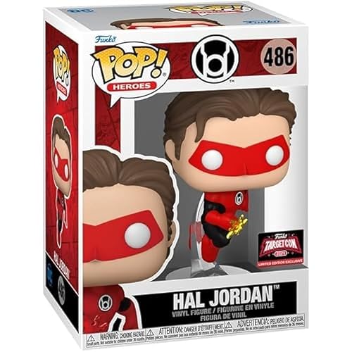 Funko Pop! Heroes: DC Comics - Hal Jordan *Red Lantern* (Target Exclusive)