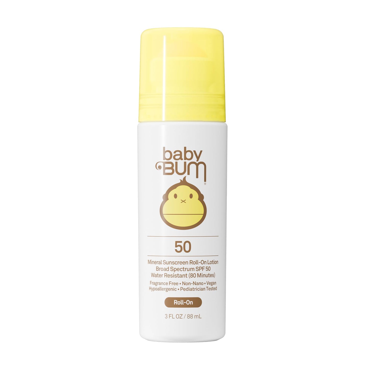 Sun Bum Baby Bum Mineral SPF 50 Roll-On Sunscreen - Vegan and Hawaii 104 Act Compliant (Without Octinoxate & Oxybenzone) - Broad Spectrum Moisturizing Beauty and Personal Care Sun Bum Default Title