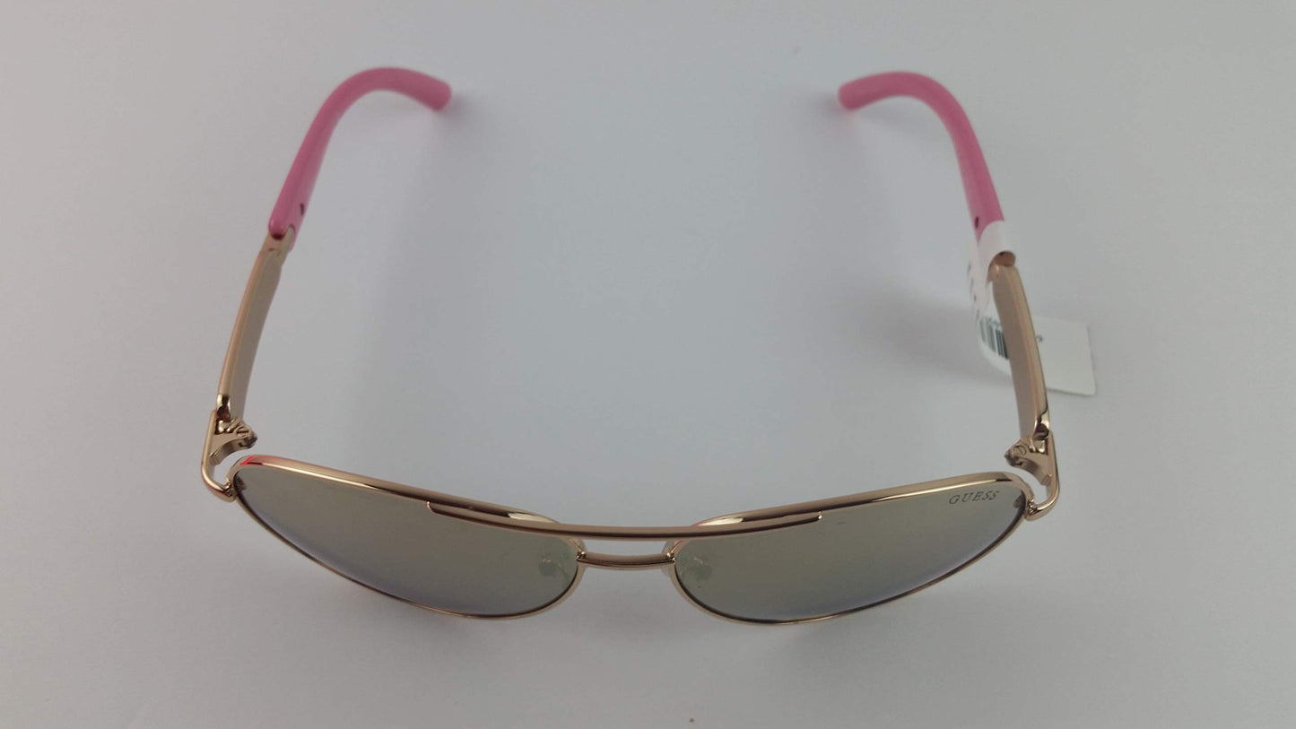 GUESS GU7295 Shiny Rose Gold/Bordeaux Mirror One Size