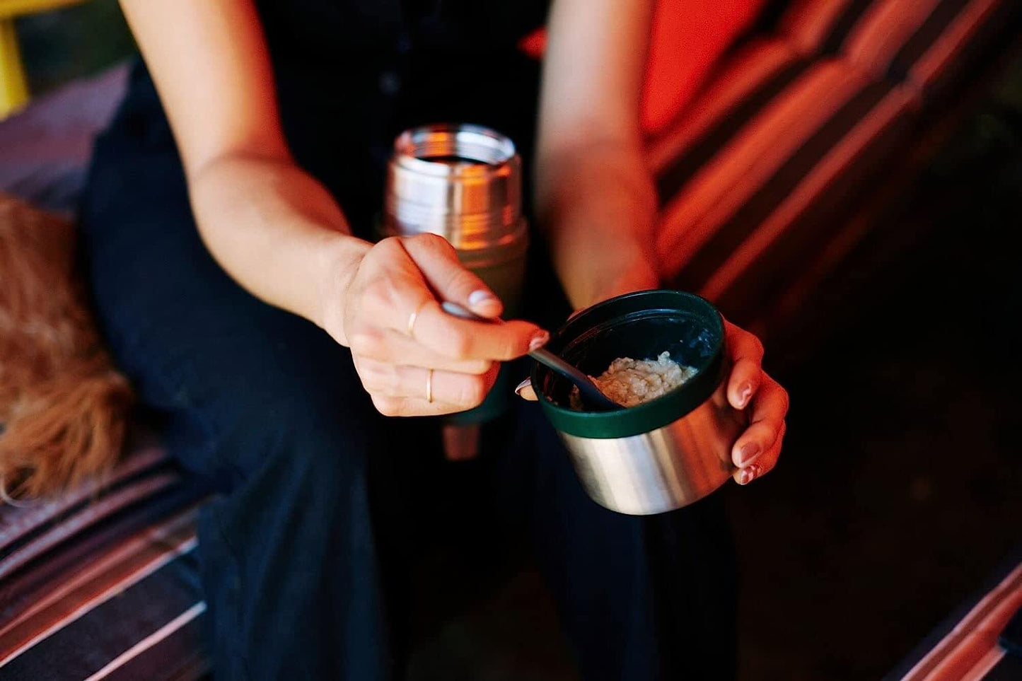 STANLEY Classic Legendary Vacuum Insulated Food Jar 17oz, 24oz - Stainless Steel, Naturally BPA-free Container - Keeps Food/Liquid Hot or Cold for 15…