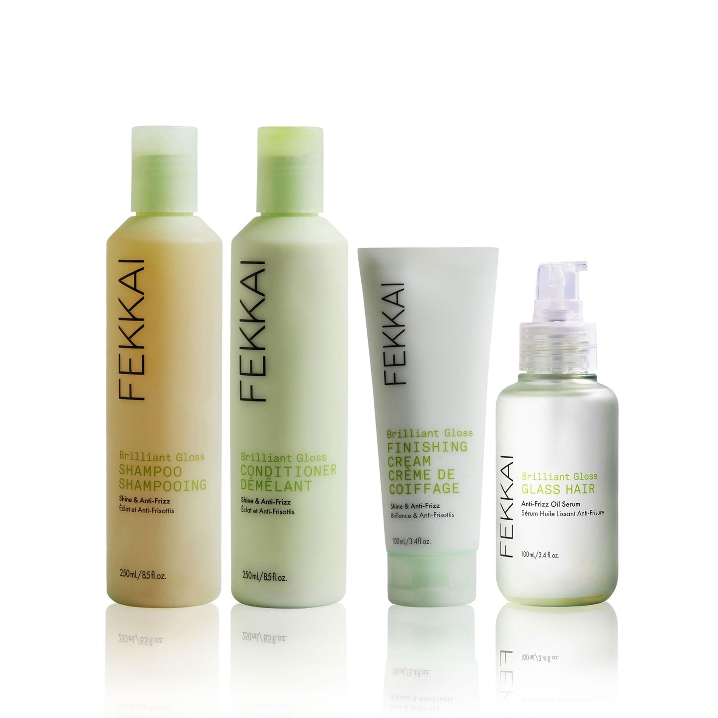 FEKKAI Brilliant Gloss Multi-Tasker - 3.4 oz - Transforms Hair with 4X Shine - Free of Sulfates, Parabens, Phthalates - Vegan, Cruelty-Free