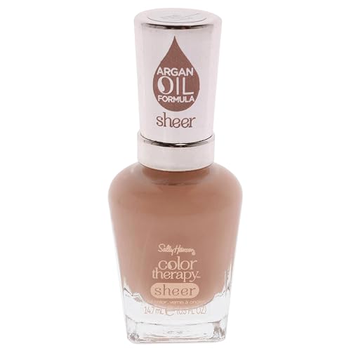 Sally Hansen Color Therapy Lacquer Nail Polish, Unveiled, 0.5 Fl. Oz. Beauty & Personal Care Sally Hansen