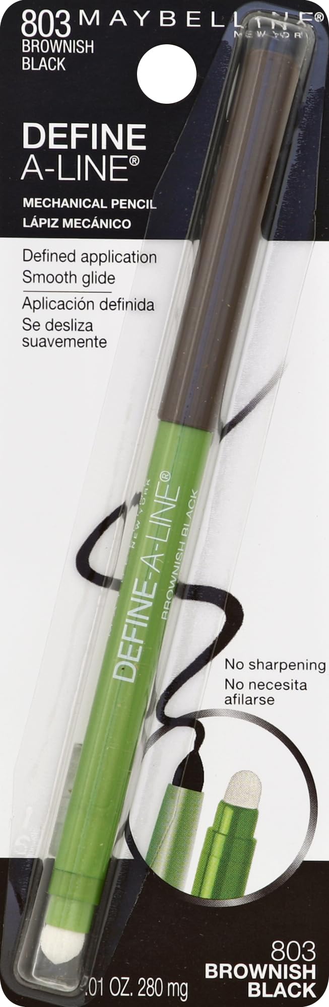 Maybelline New York Define-A-Line Eyeliner, Brownish Black