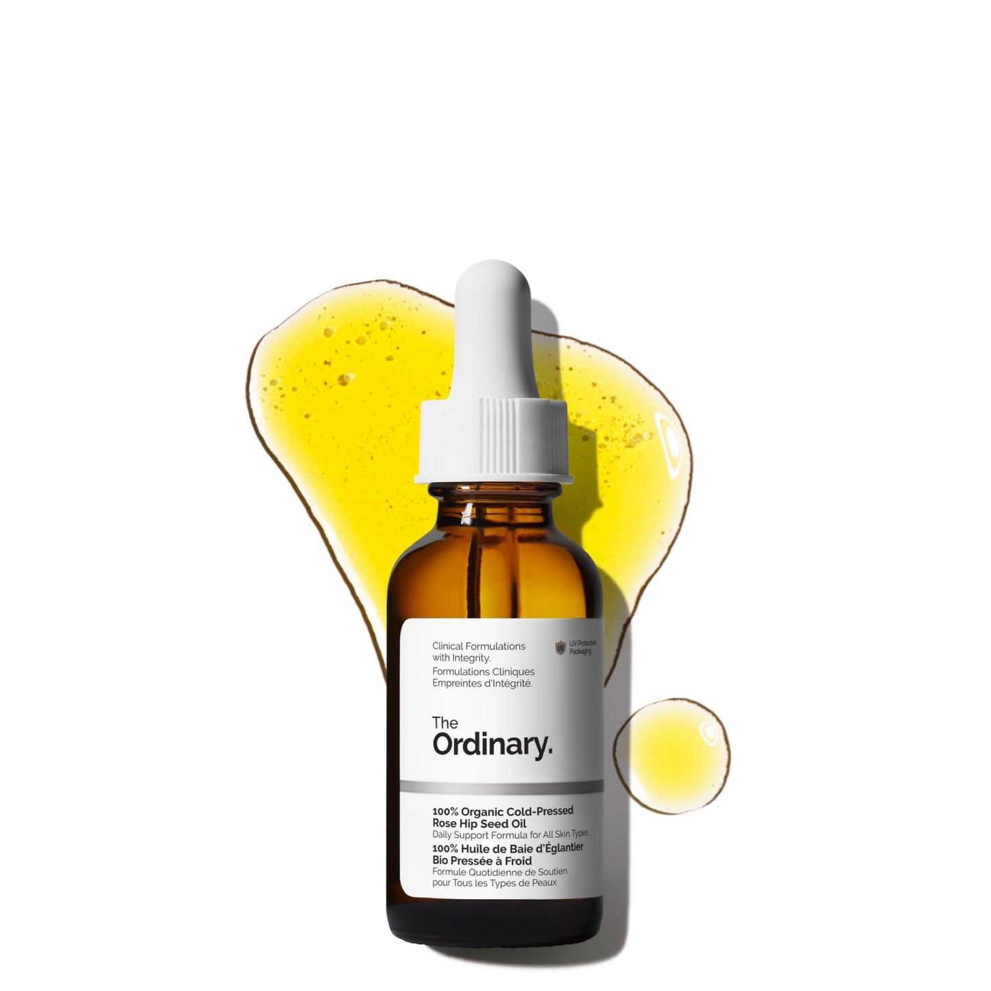 The Ordinary 100% Organic Cold-Pressed Rose Hip Seed Oil, Addresses Signs of Aging by Improving the Appearance of Uneven Skin Tone, Supporting Skin