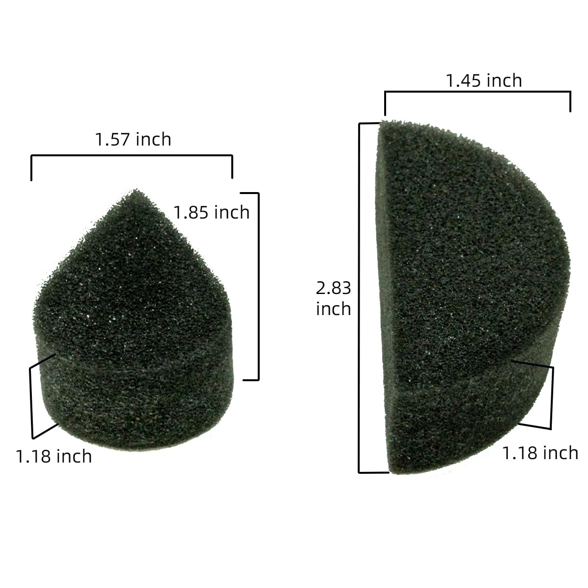 T TOGUSH Stipple Sponge FX Makeup Tool for Cosplay Halloween Blood Scar Stubble Wound Art Shaping Chic Effects12 Pack 2 Kinds of the Hole 2 PCS Makeup