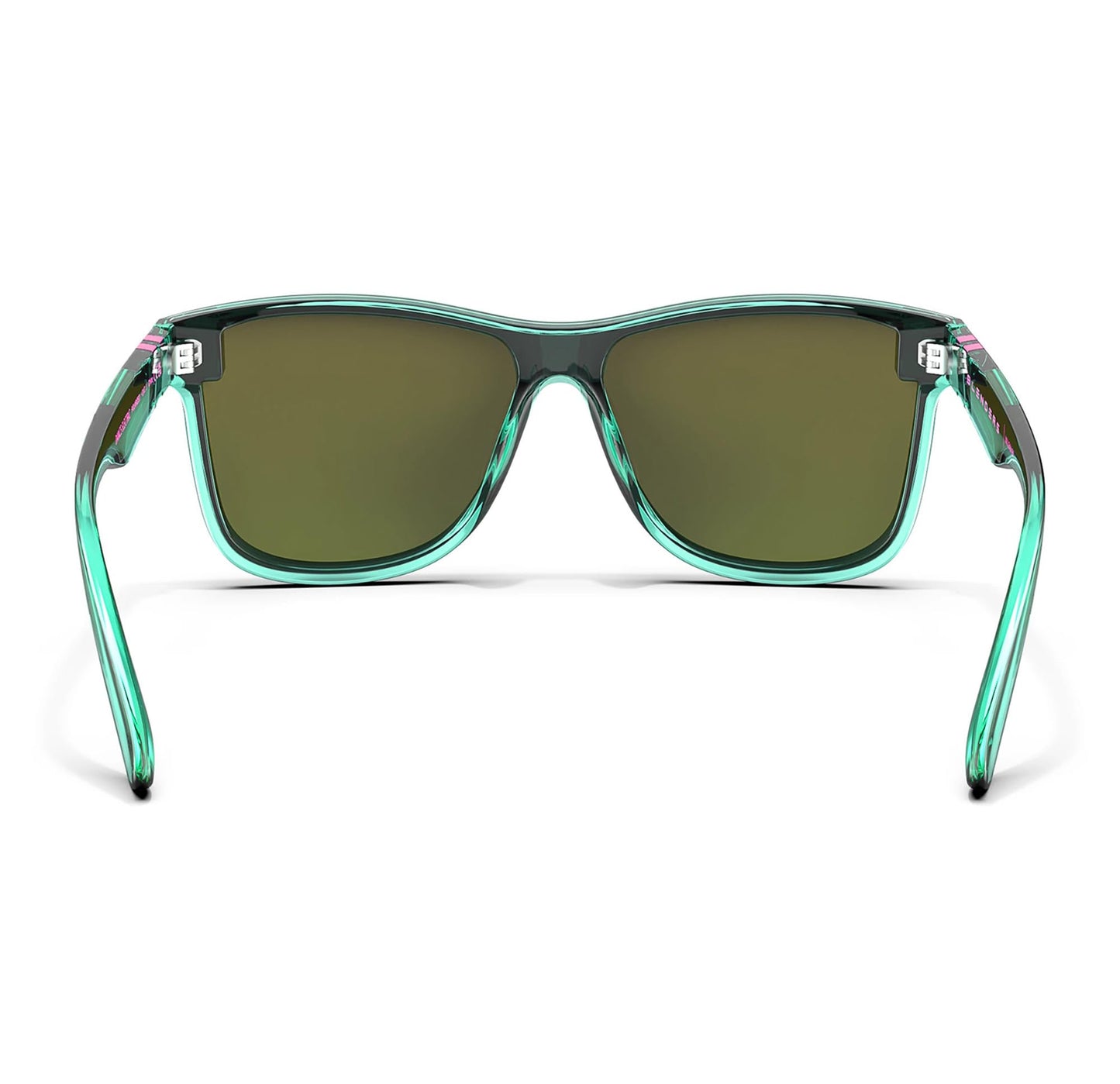 Blenders Eyewear Millenia X2 - Polarized Sunglasses - Flat, Mirrored Lens, Tough Frames - 100% UV Protection - For Men & Women - Dance Electric