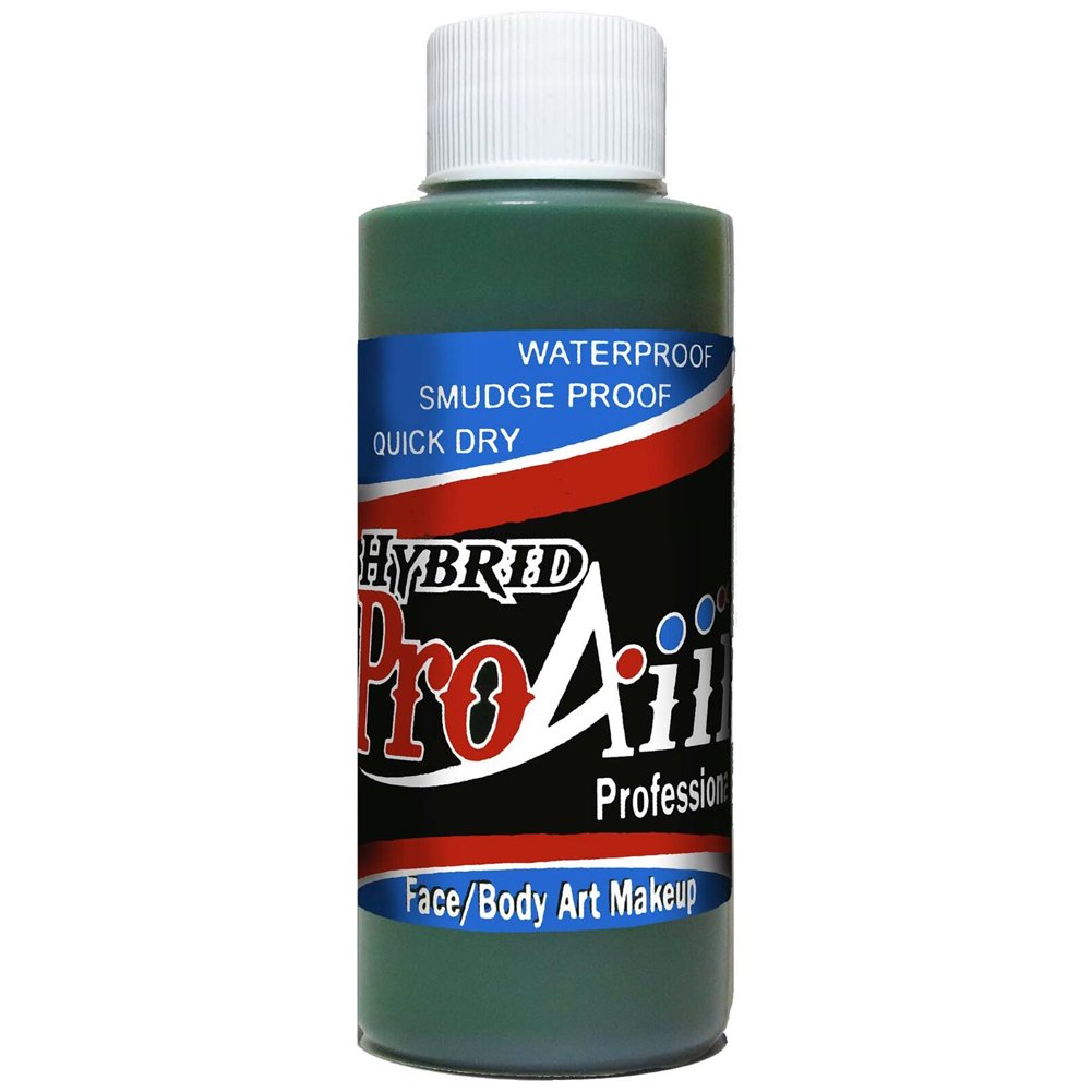 ProAiir Face and Body Painting Makeup - 2oz (60ml) Green