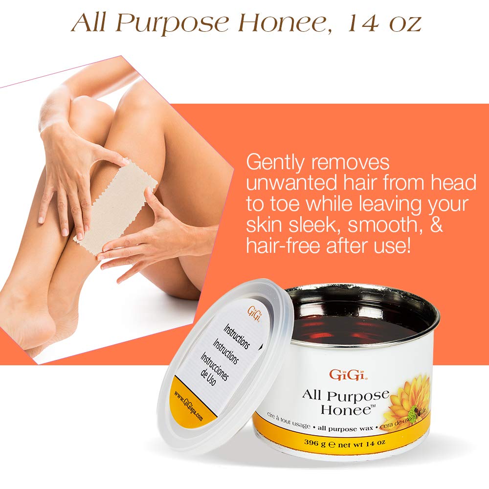 GiGi Waxing Starter Kit - At-Home Hair Removal Kit for Face & Body, Soft Wax Warmer, Pre & Post Waxing Care Beauty and Personal Care GIGI