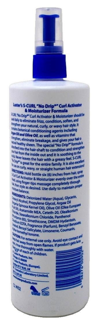 Luster's S Curl No Drip, Curl Activator Moisturizer, 16 Fl Oz