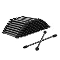 Ponpon 100Pcs Eyeshadow Applicators Dual Sides Eye Sponge Applicators Disposable Eyeshadow Brush for Girls Lady Women Makeup
