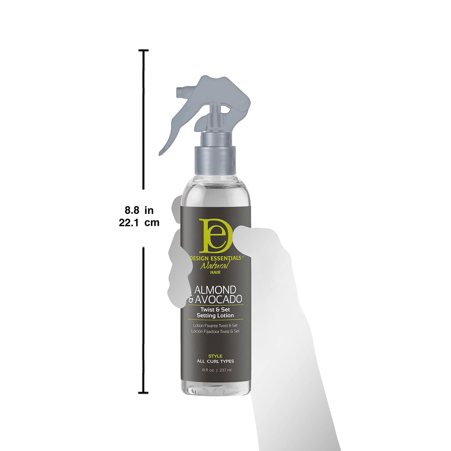 Design Essentials Natural Twist and Set Setting Lotion, 8 Fl Oz, 8 Ounces