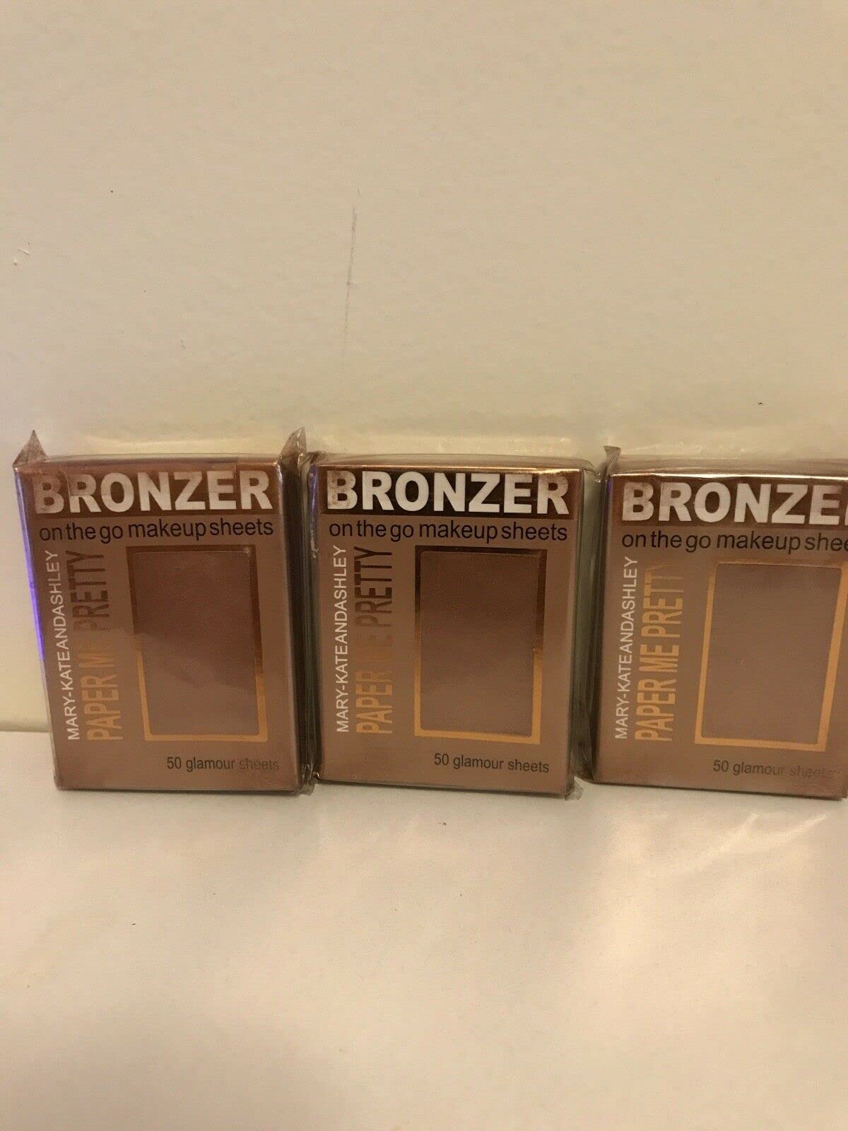 Pack of 3 Mary Kate and Ashley on the Go Bronzer Sheets Sunkissed