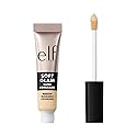 e.l.f. Soft Glam Satin Concealer, Medium Coverage For Blemishes & Under-Eye, Crease-Resistant, Long Lasting, Vegan & Cruelty-Free, 12 Fair Warm